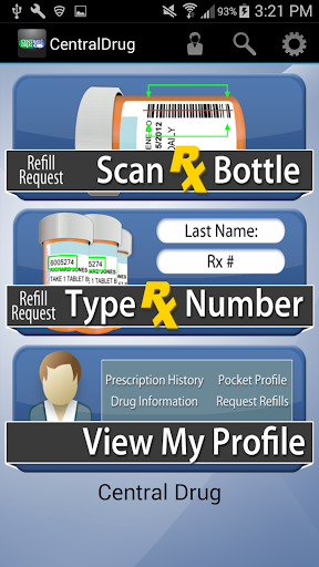 Android application Central Drug screenshort