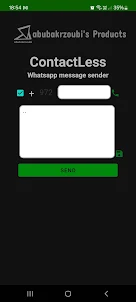 ContactLess - Message sender
