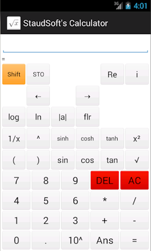 StaudSofts Calculator Screen 3