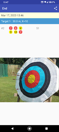 Archery Score Keeper Screen 3