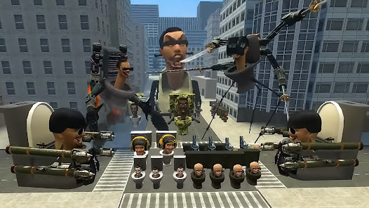 Captura de Pantalla 4 Merge Kamera Toilet Monster android