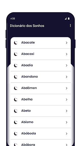 Dicionário dos Sonhos Screen 2
