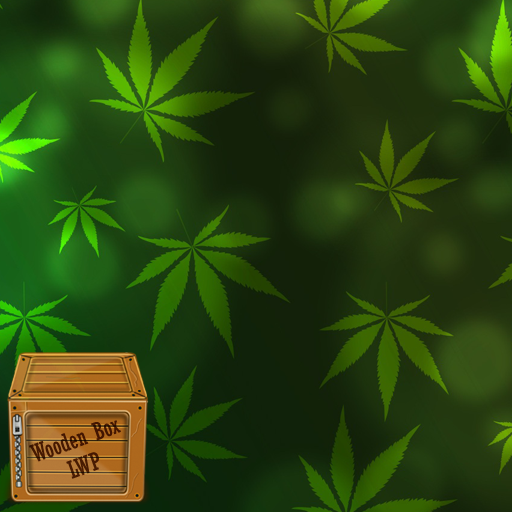 weed live wallpaper logo