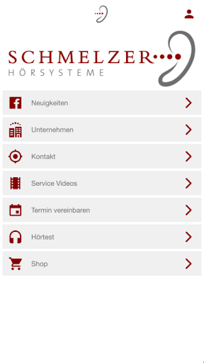 Android application Schmelzer Hörsysteme screenshort