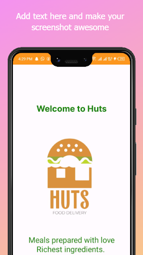 Android application Huts screenshort