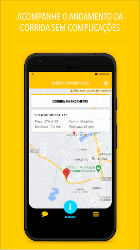Quero transporte Screen 2