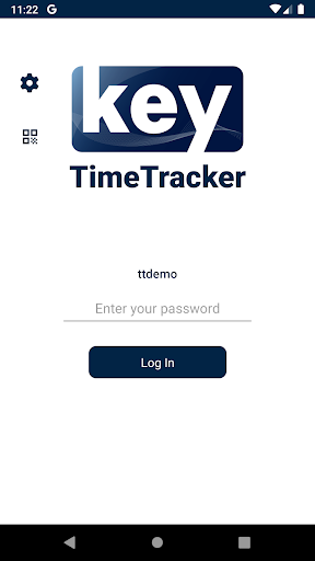 Android application keyTimeTracker screenshort