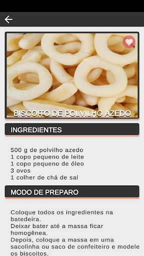 Receitas Biscoitos e Rosquinha Screen 3