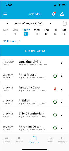 Android application My Care Composer screenshort