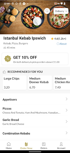 Istanbul Kebab Ipswich Screen 3