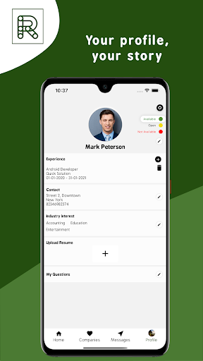 Recruit Me Screen 2