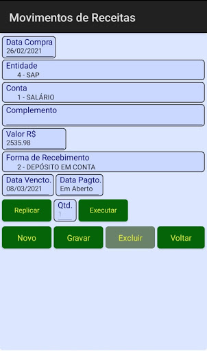 Meu Financeiro Screen 3