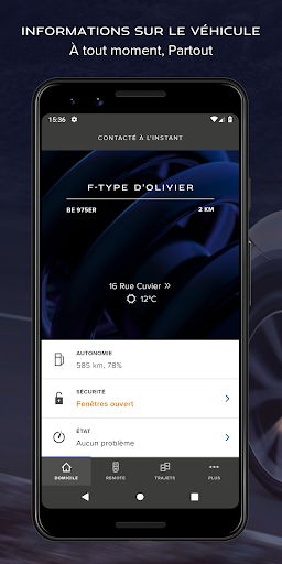 Aperçu de l'application