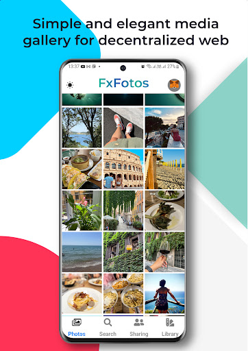 Android application FxFotos screenshort