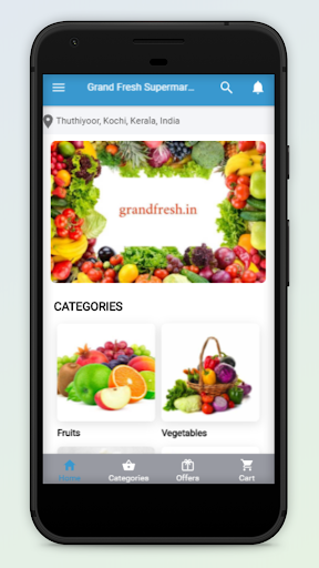 Android application Grand Fresh Calicut screenshort