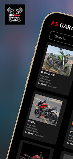 Android application AS Garage screenshort