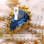 Cover Image of ดาวน์โหลด Luxury Jewels Keyboard Theme 1.0 APK