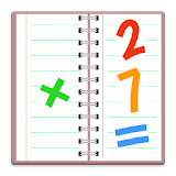 FREE Math Notebook Handwriting icon