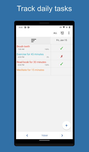Android application Daily Task Tracker screenshort