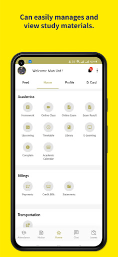 AJ English Secondary School Screen 3