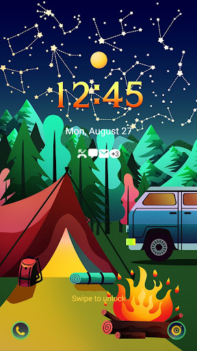 Starlight Camping - Wallpaper Screen 2