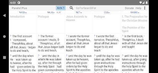 Parallel Plus® Bible-study app Screen 2