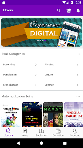 Android application PERPUS SMA N 2 KARANGANYAR screenshort