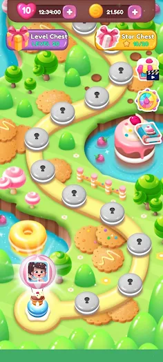 Sweet Cookie Story Mania Match - Screenshot 1