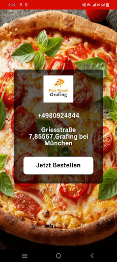 Android application PIZZA PUNJABI GRAFING screenshort