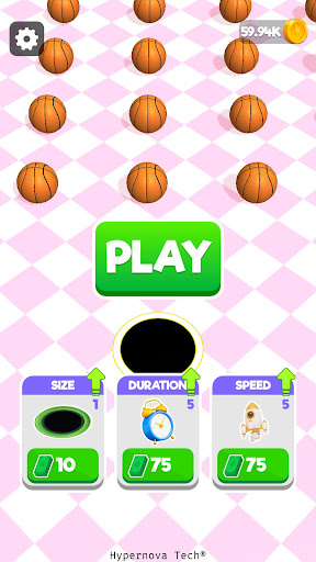 Android application Ball Hole screenshort