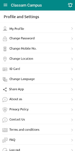 Android application Classam | campus screenshort