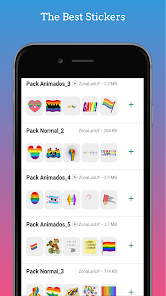 Captura 5 Stickers LGBT android