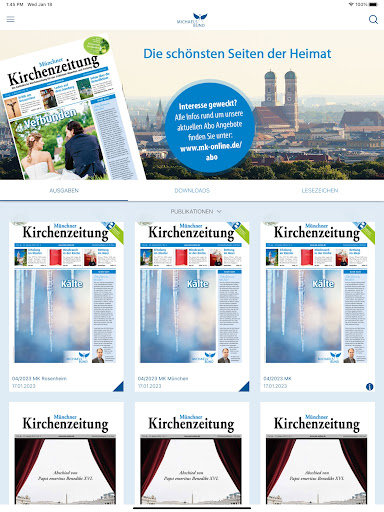 Android application Michaelsbund screenshort
