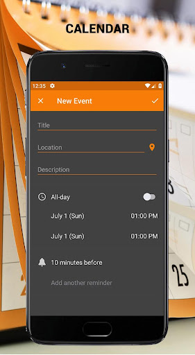 Pocket Calendar Screen 3