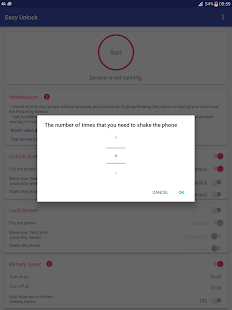 Easy Unlock - Screen on/off Screenshot