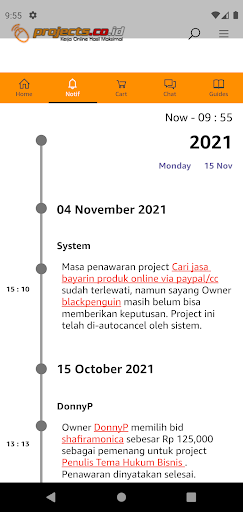 Projects.co.id Hire Freelancer Screenshot 2 - AppWisp.com