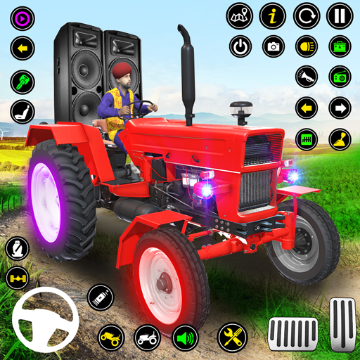Farm Tractor Farming Games 23 logo