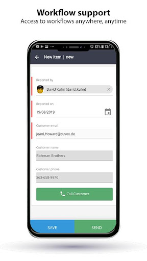 Android application JobRouter screenshort