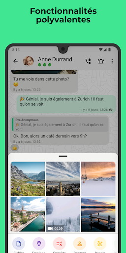 Threema. Messagerie sécurisée Screenshot 2