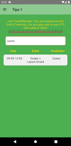 Fixed Matches Tips HT FT Screenshot 4 - AppWisp.com