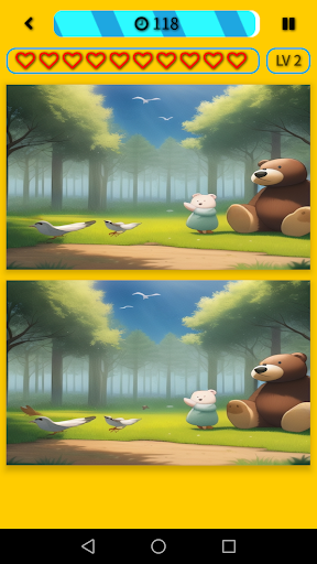 Find Jungle Differences Screen 2