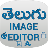 Telugu Image Editor-Txt on Pic icon