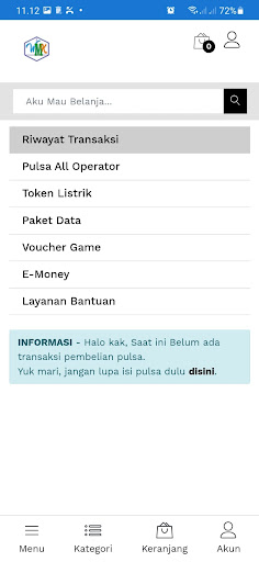 WMK Marketplace Screen 2