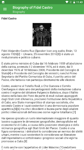 Biography Fidel Castro