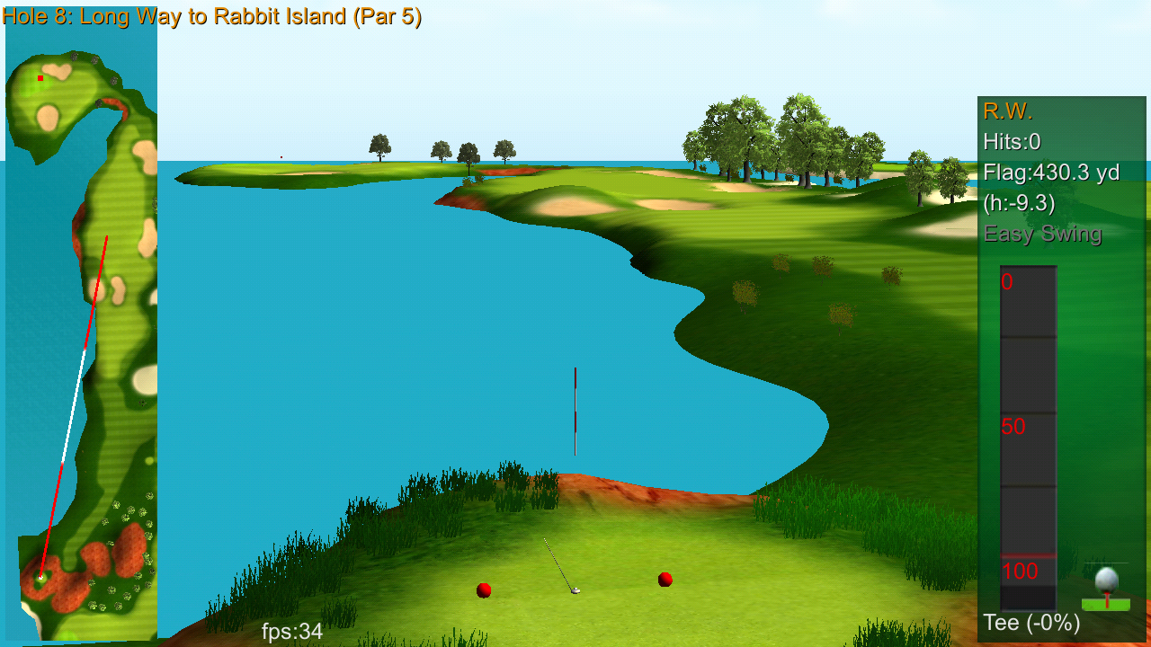Android application IRON 7 TWO Golf Game FULL screenshort