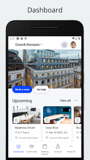 Android application The Post Workspaces screenshort