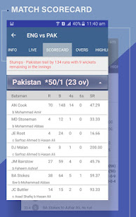 Live Cricket Scores, PSL Schedule2021 CricketLivez 2.3.1 APK screenshots 22
