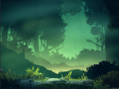 2d forest background