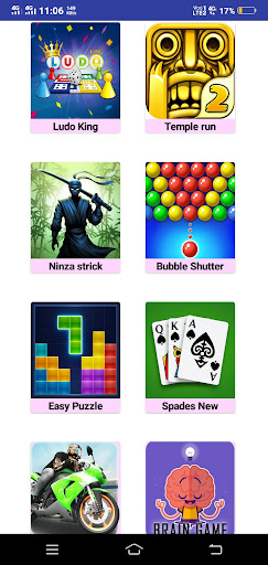 All in one game Screen 2