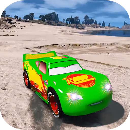 Primeiro carro de corrida de carros da Disney Lightning McQueen